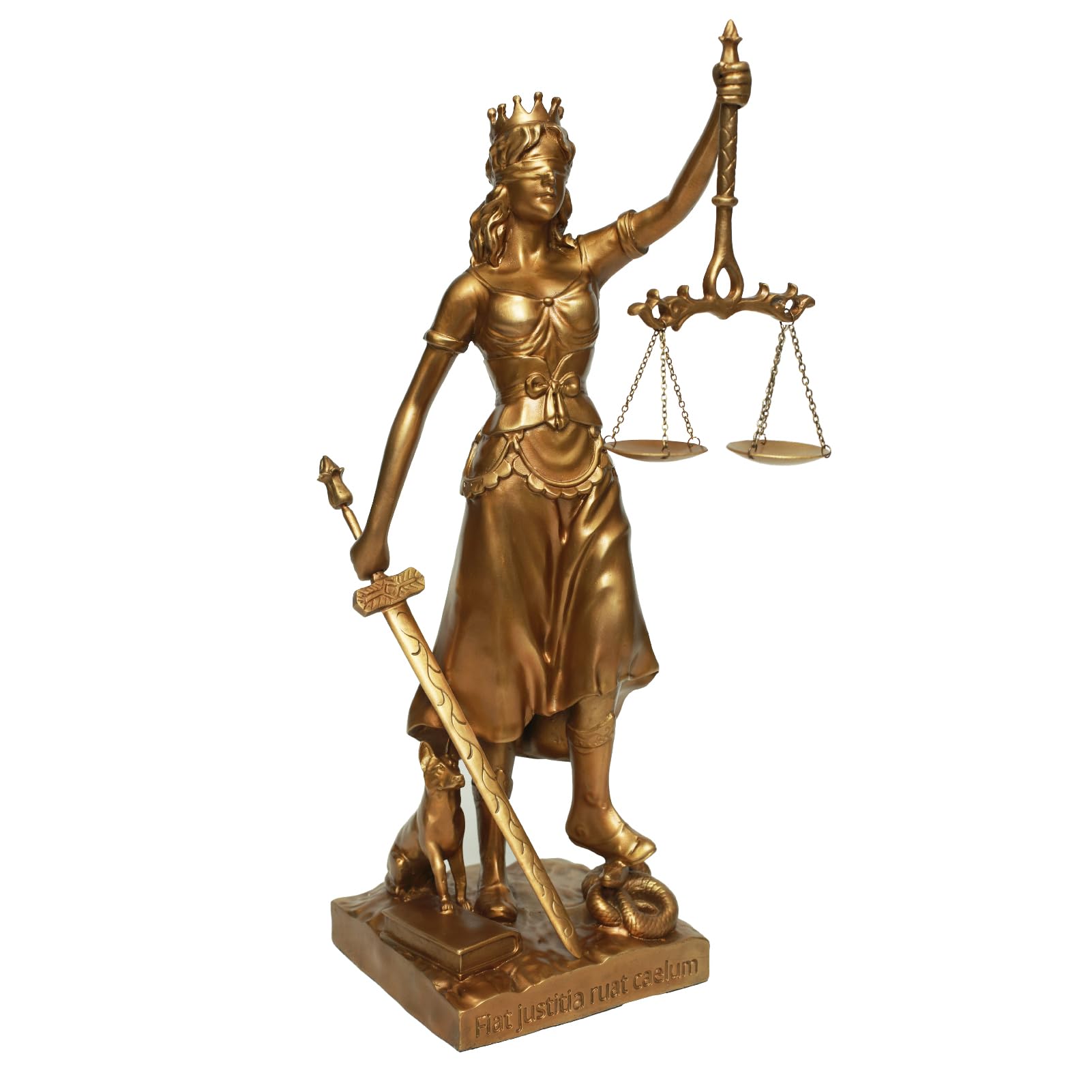Magicsculp-The Lady Justice Statue - Greek Roman Goddess of Justice 12inch Museum Grade Collectible Figurine | Synthetic Resin-S