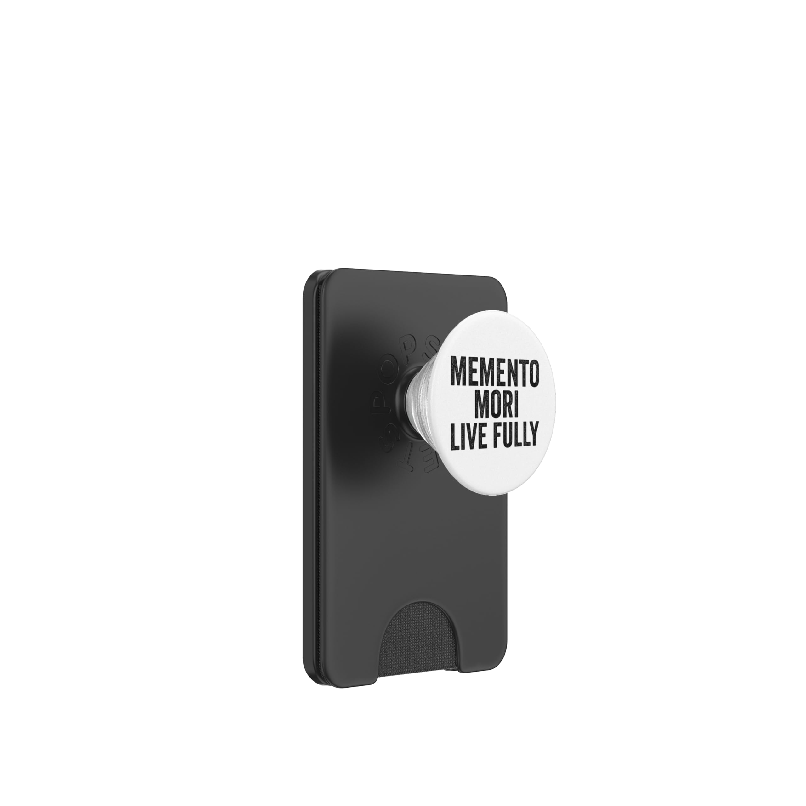 Memento Mori, Live Fully. Stoic, Vintage, Quote. PopSockets PopGrip for MagSafe