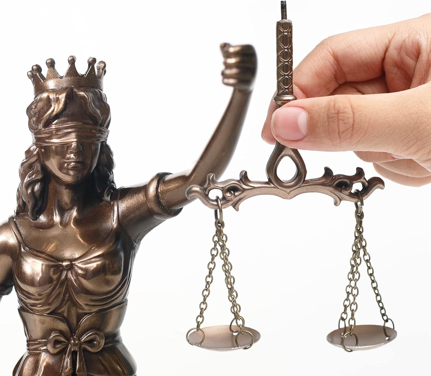 Magicsculp-The Lady Justice Statue - Greek Roman Goddess of Justice 12inch Museum Grade Collectible Figurine | Synthetic Resin-S