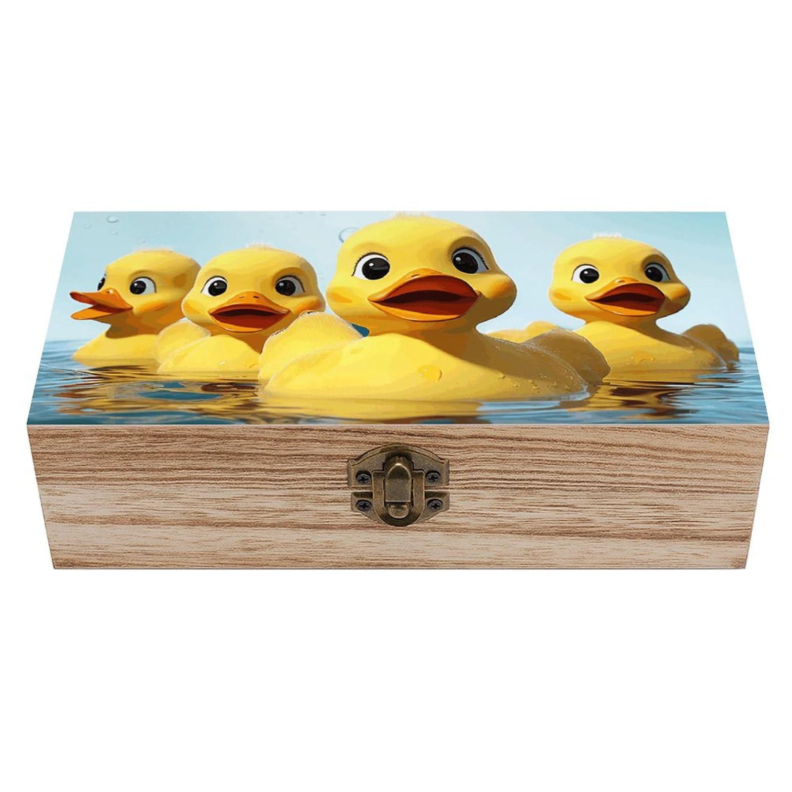 Vintage Wooden Storage Box Elegant Decorative Storage Box American Football Keepsake Box for Photos Mementos Office Supplies